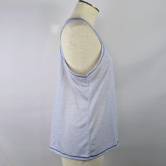 Life Is Good Dog Daisy Print Tank Top Sleep Lounge Grey Navy L NWT - Picture 6 of 9
